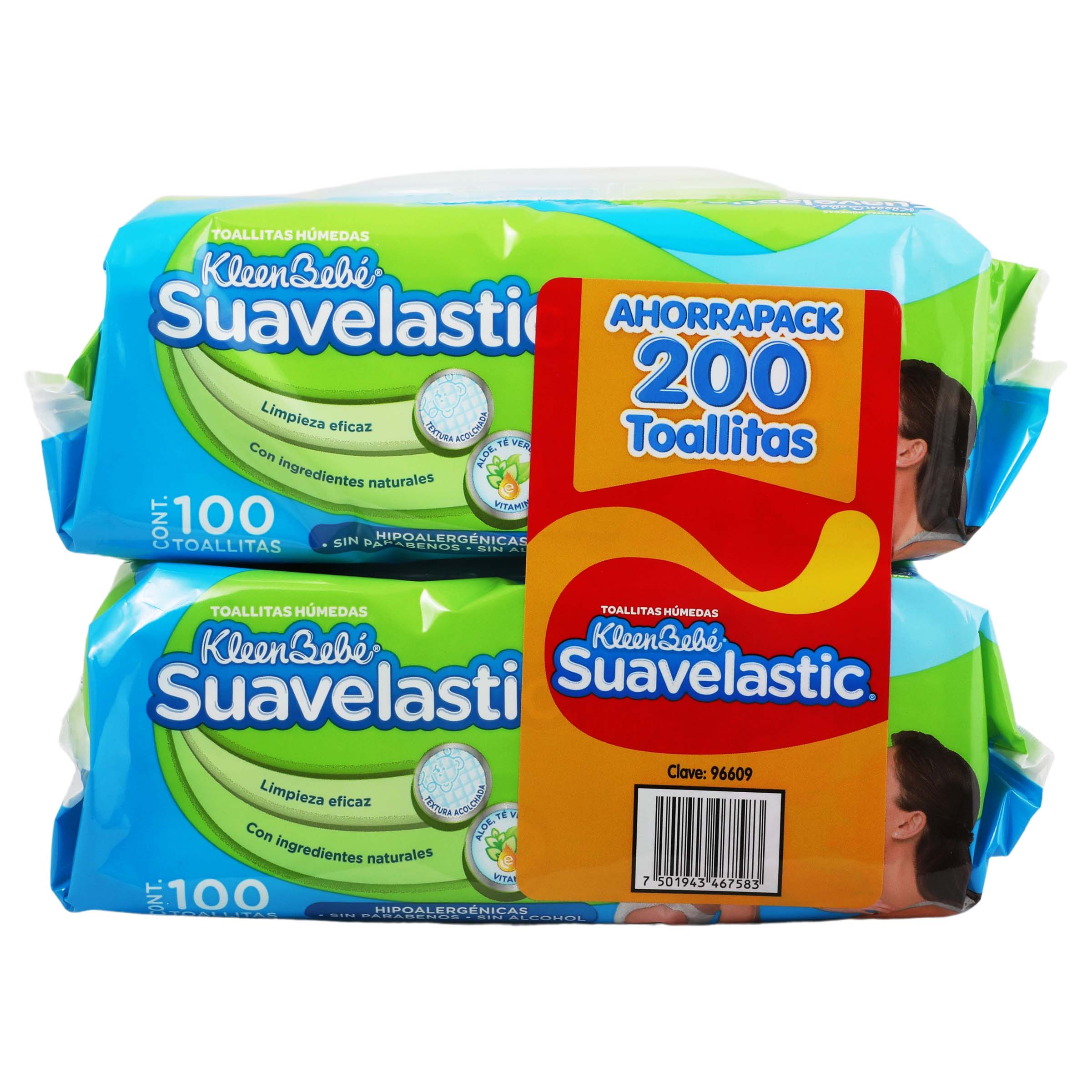 Toallitas Humedas Kbb Suavelastic Con 200 Piezas-1