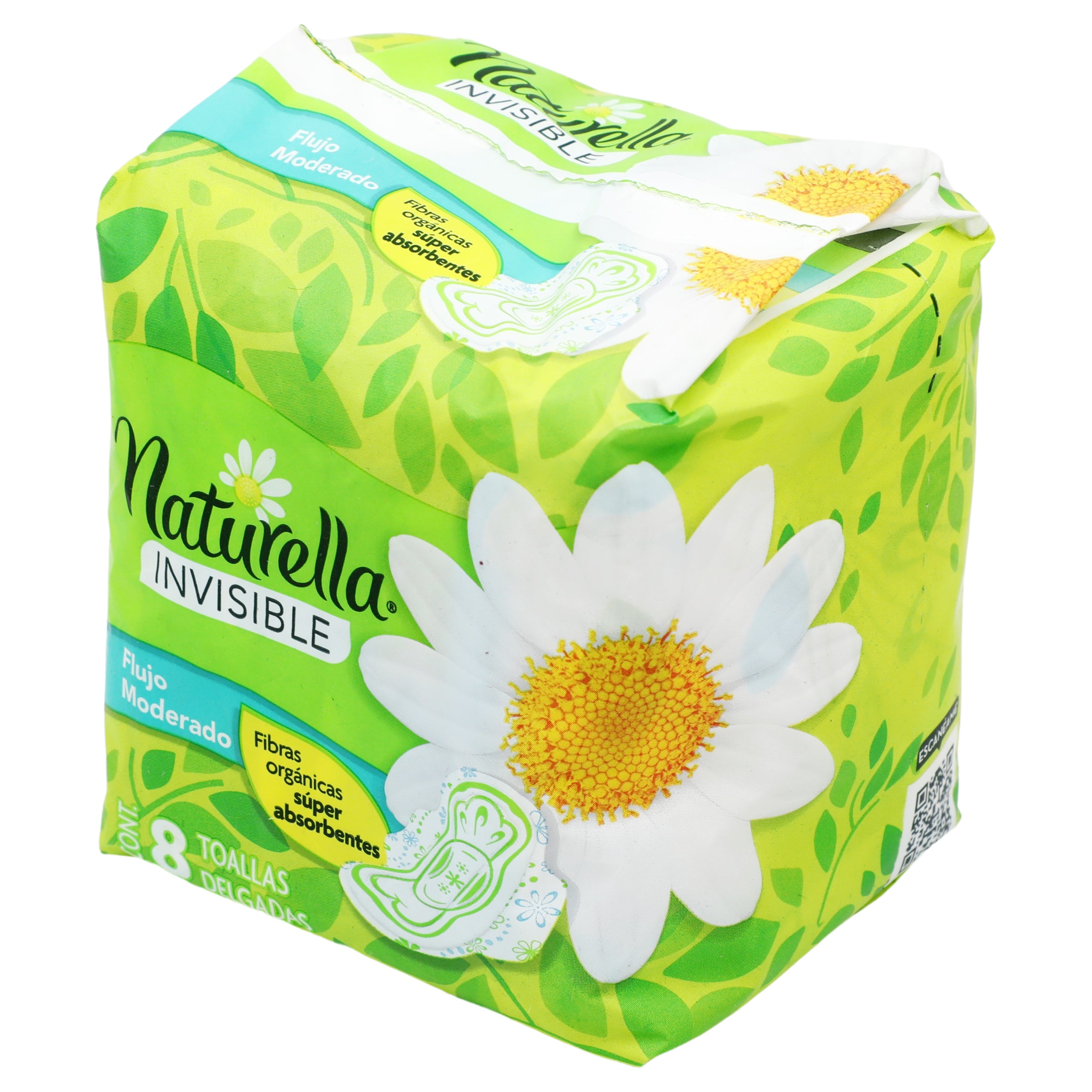 Toallas Sanitarias Naturella Invisible Flujo Moderado Con 8 Piezas-3