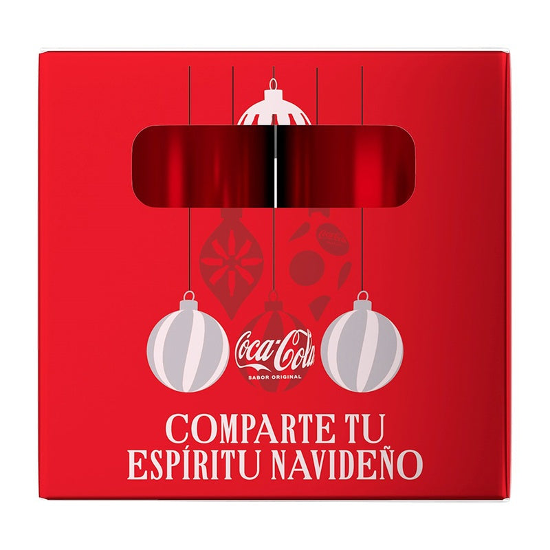 Pack 6 Coca Cola Lata 235 Ml + Villa Navideña 2024 7501055384433  perfil 5