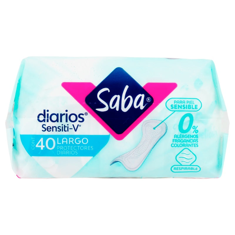 Panty Protectores Saba Sensiti-V Largo Con 40 7501019040351 perfil 4