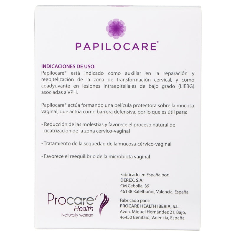 Papilocare Gel Vaginal 7 Tubos 5 Ml 8437018976232 