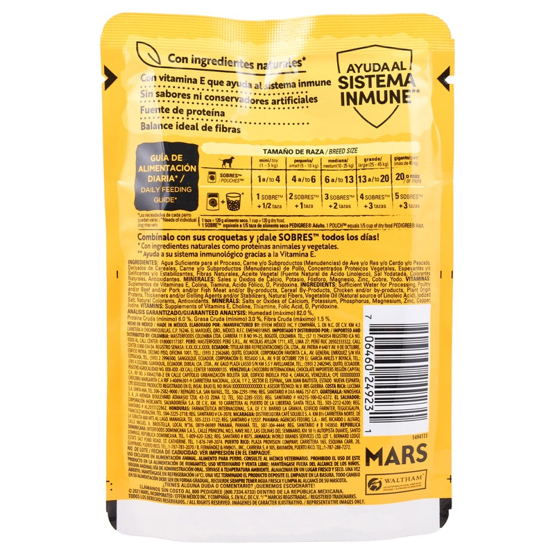 Pedigree Adulto Purpose Pollo 24/100 G 706460249231  perfil 2