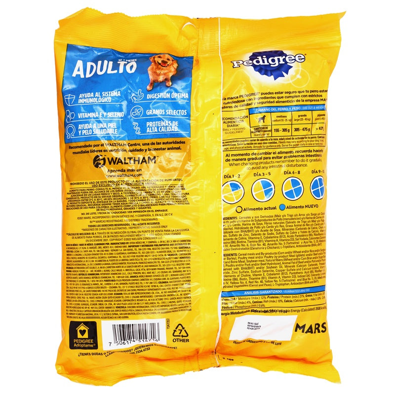 Pedigree Adulto Purpose Res Y Vegetales 500 G 7506174514716  perfil 3