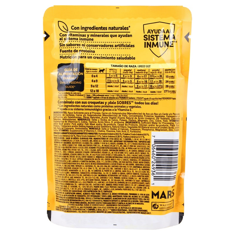 Pedigree Cachorro Pouch Pollo 24/100 G 706460249361  perfil 3