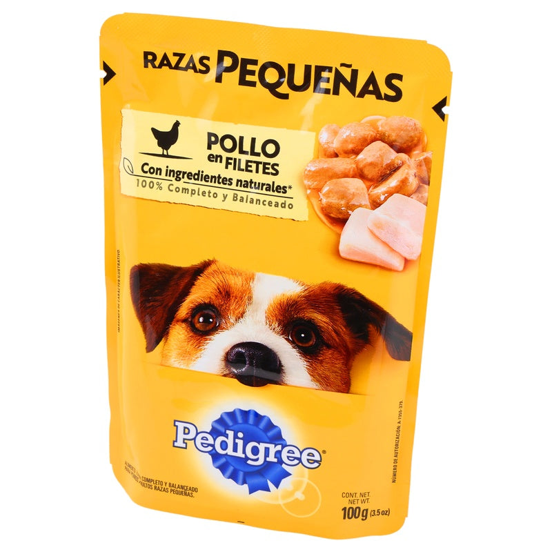 Pedigree Razas Pequeñas Pouch Pollo 24/100 G 706460249286  perfil 3