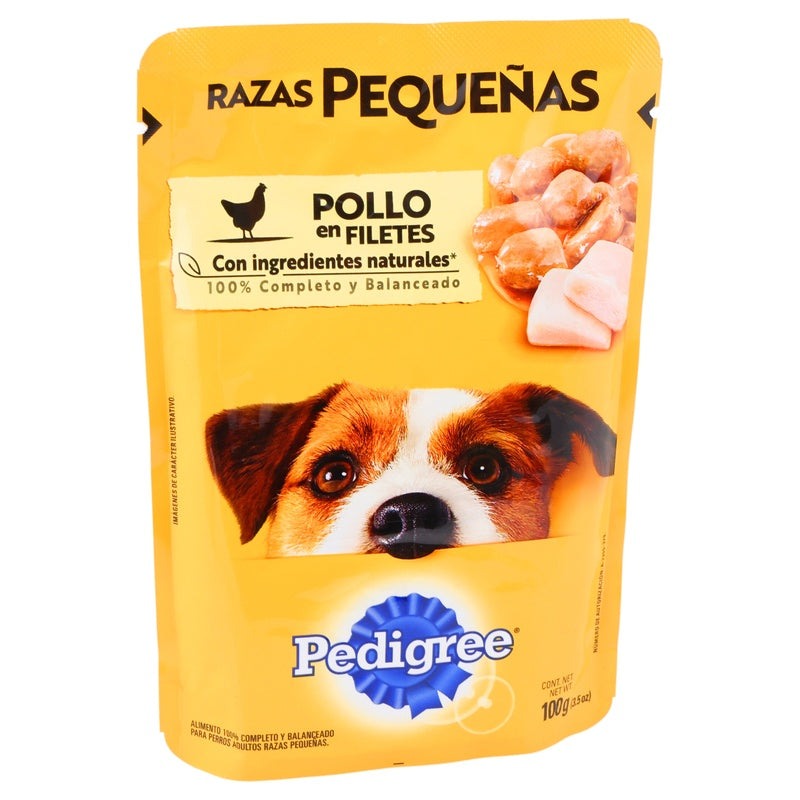 Pedigree Razas Pequeñas Pouch Pollo 24/100 G 706460249286  perfil 4