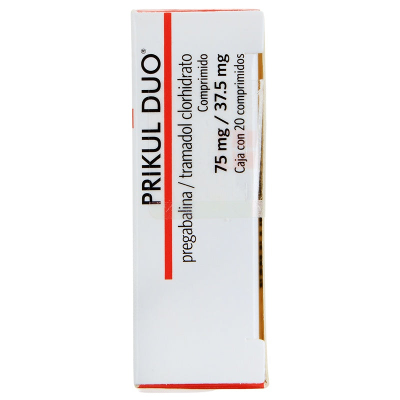 Prikul Duo 75/37.5 Mg Con 20 Capsulas 7730766002330  perfil 4