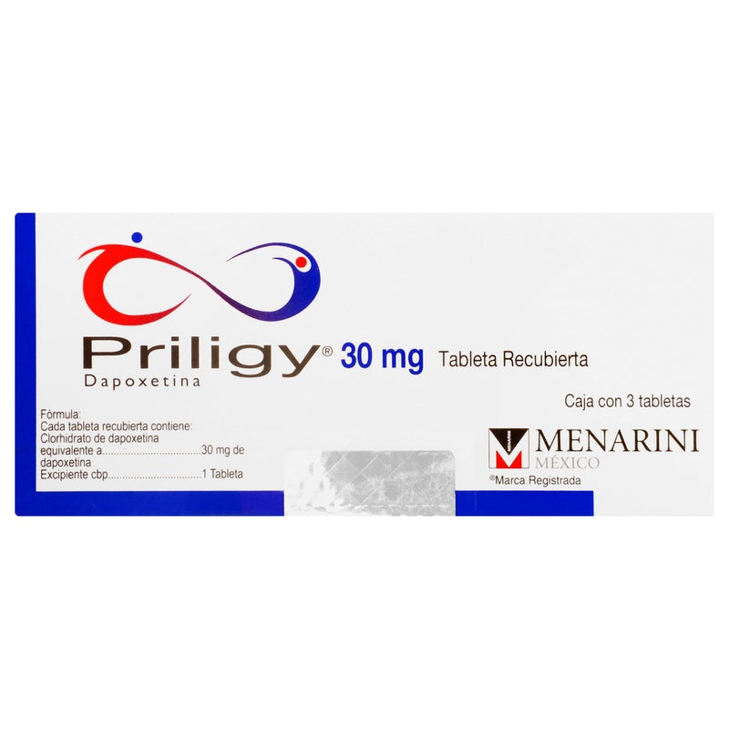 Priligy 30 Mg Con 3Tabletas Recubiertas 7503013834004  perfil 3
