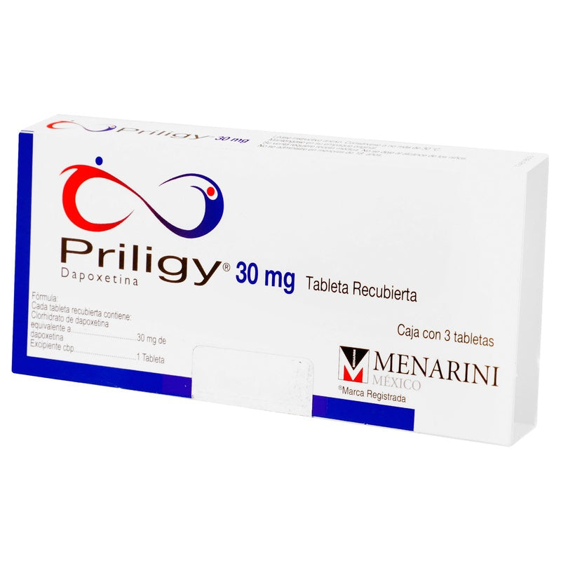 Priligy 30 Mg Con 3Tabletas Recubiertas 7503013834004  perfil 4