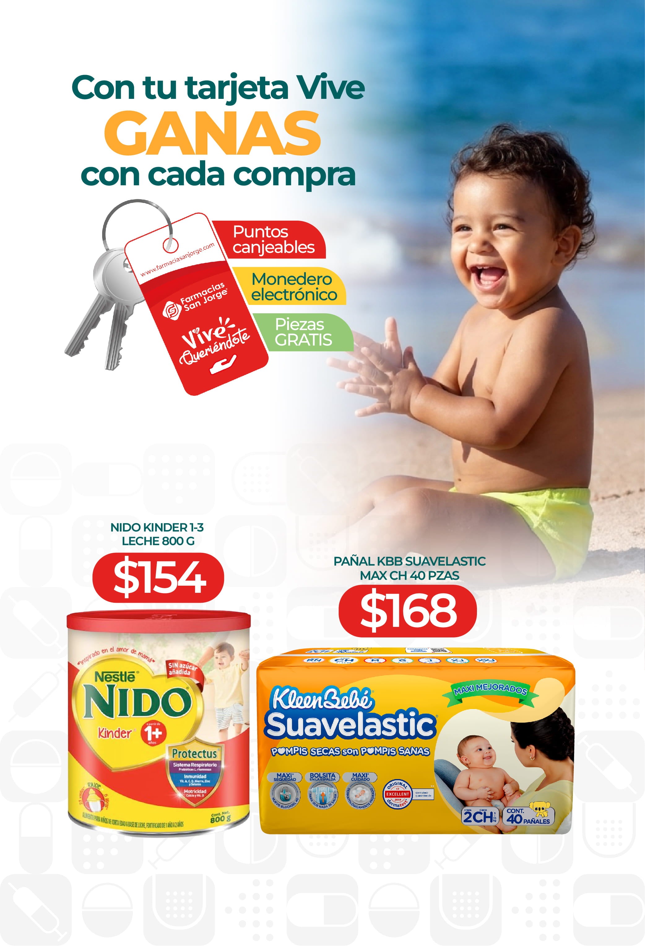 Promociones de pañales y leches para tu bebe