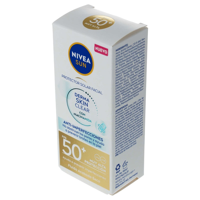 Protector Nivea Derma Skin Anti-Imperfecciones Niacinamina 40 Ml 4006000122892  perfil 12