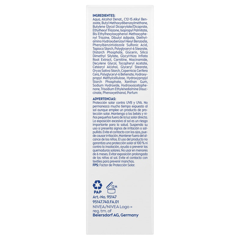 Protector Nivea Derma Skin Anti-Imperfecciones Niacinamina 40 Ml 4006000122892  perfil 3