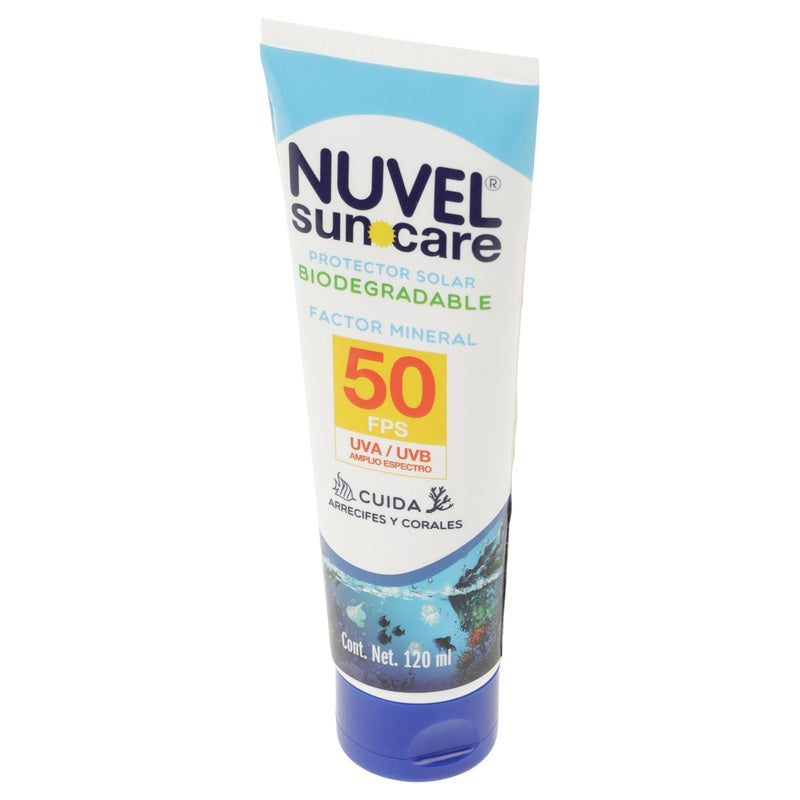 Protector Nuvel Solar 50 Fps 120 Ml 7501082771008  perfil 2