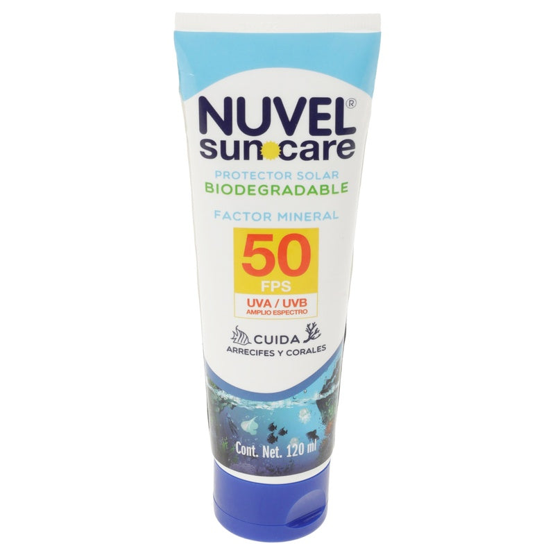 Protector Nuvel Solar 50 Fps 120 Ml 7501082771008  perfil 4