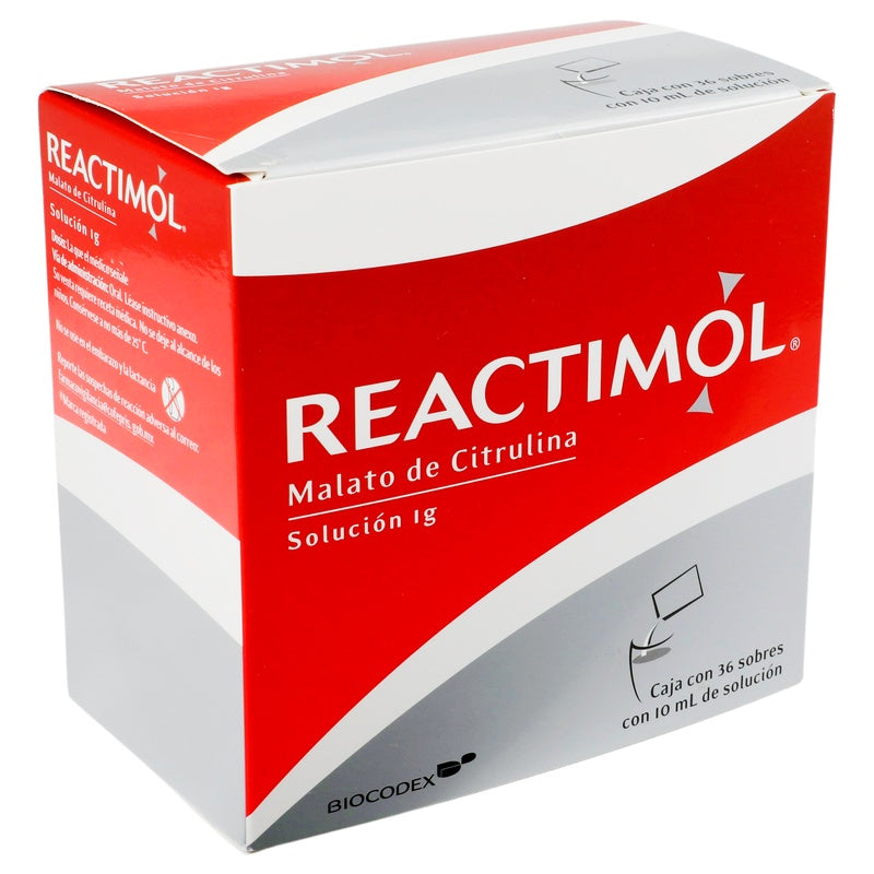 Reactimol 1 G Solucion Con 36 Sobres 7502267780075  perfil 7
