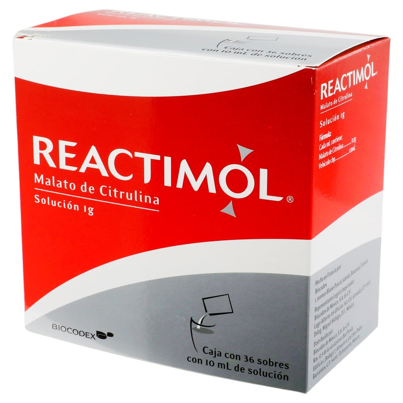 Reactimol 1 G Solucion Con 36 Sobres 7502267780075  perfil 8