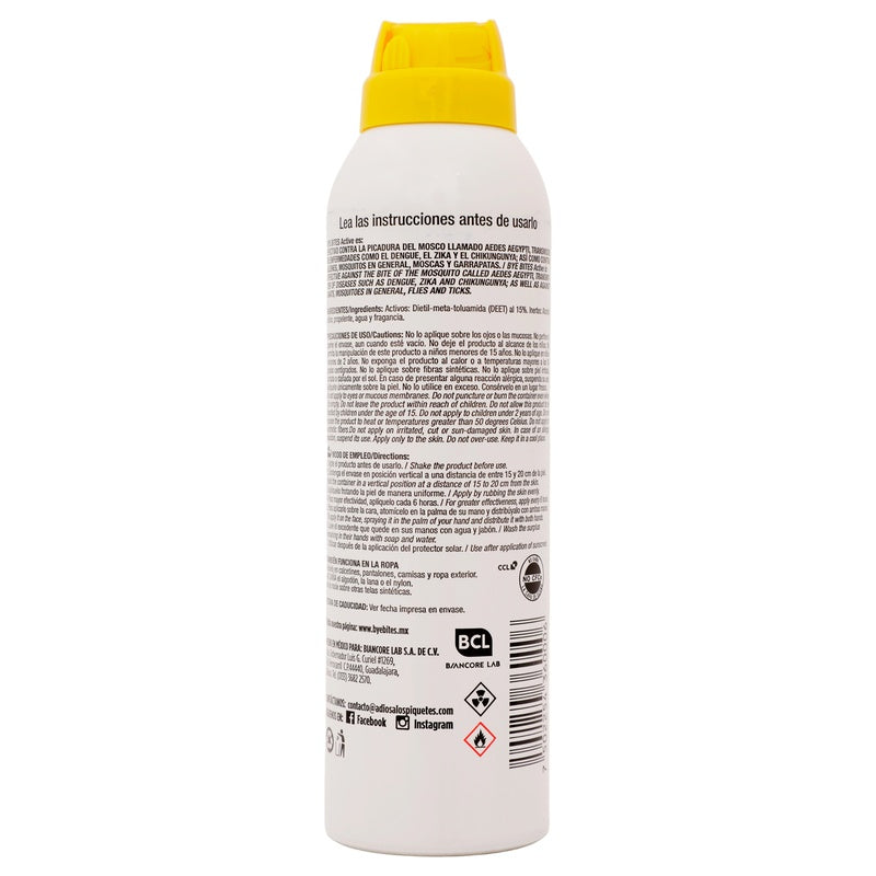 Repelente Bye Bites Aerosol 170 G 7502254360006  perfil 5