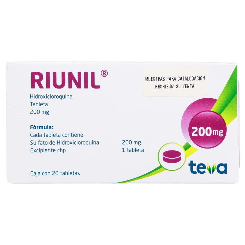Riunil 200 Mg Con 20 Tabletas 7501250811536  perfil 2