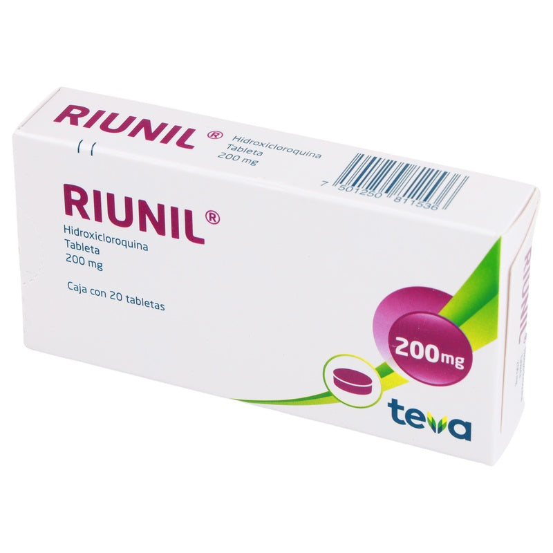 Riunil 200 Mg Con 20 Tabletas 7501250811536  perfil 3