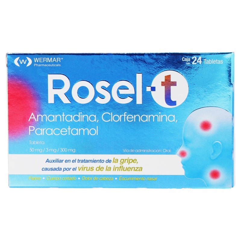 Rosel-T 50/3/300 Mg Con 24 Tabletas 7502240450896  perfil 7