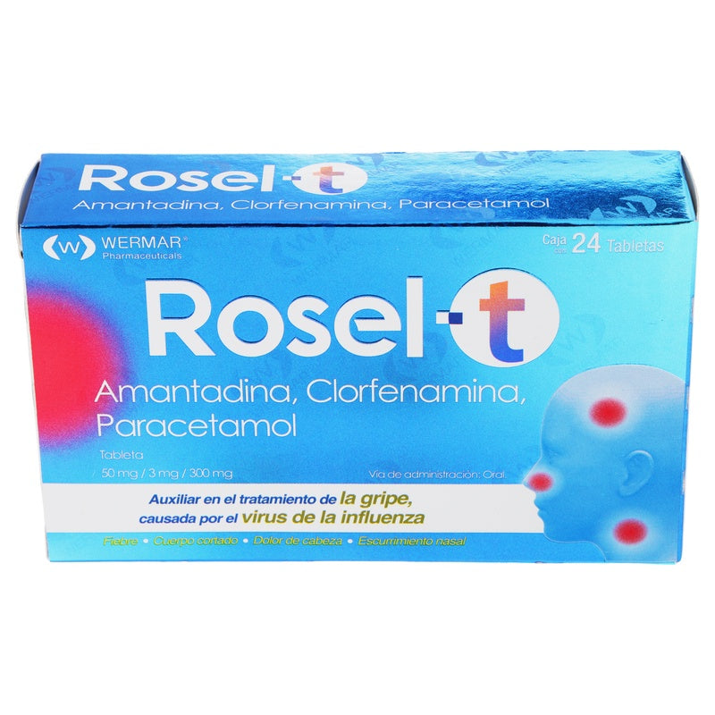 Rosel-T 50/3/300 Mg Con 24 Tabletas 7502240450896  perfil 8
