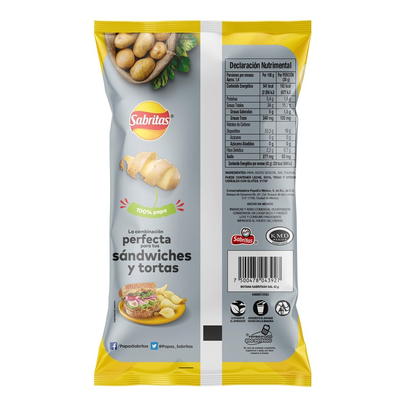 Sabritas Habanero 44 G 7500478043972 
