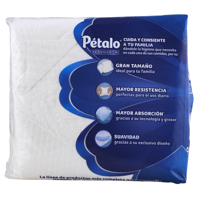 Servilletas Petalo Blancas Con 100 Piezas 7501007704302  perfil 17