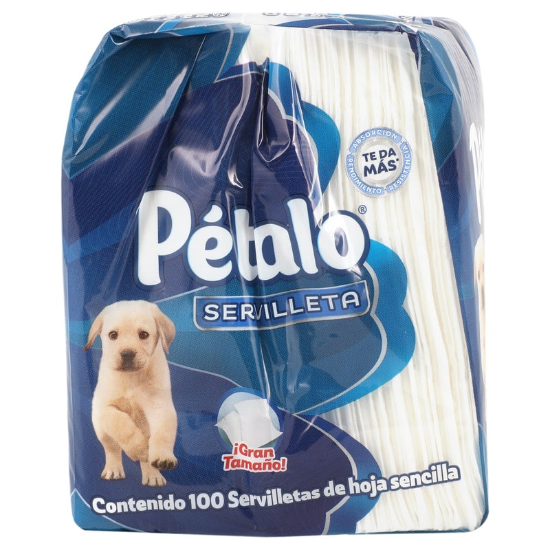 Servilletas Petalo Blancas Con 100 Piezas 7501007704302  perfil 5