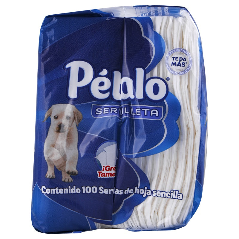 Servilletas Petalo Blancas Con 100 Piezas 7501007704302  perfil 8