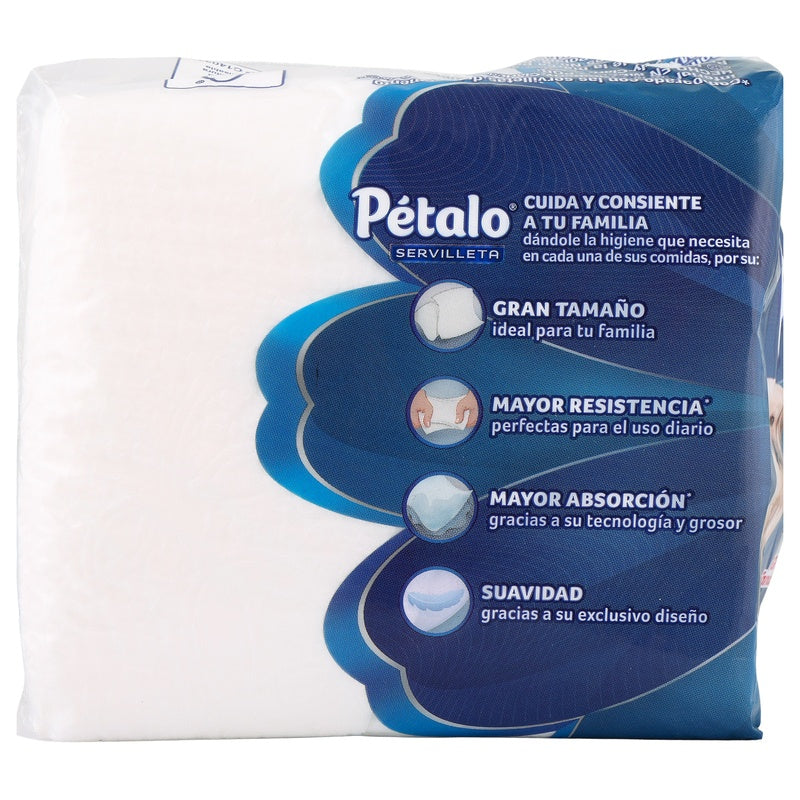 Servilletas Petalo Blancas Con 100 Piezas 7501007704302  perfil 9