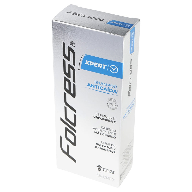 Shampoo Folcress Xpert Anticaida 250 Ml 7501022112212  perfil 4