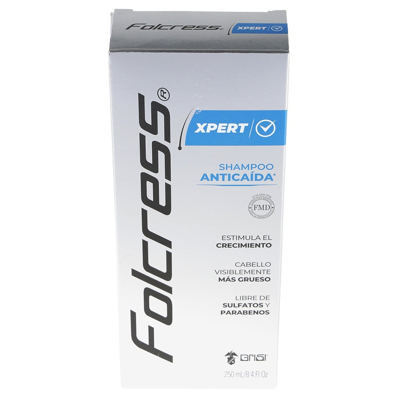 Shampoo Folcress Xpert Anticaida 250 Ml 7501022112212  perfil 7