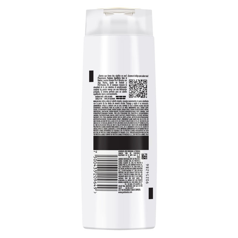 Shampoo Pantene Equilibrio Raiz & Puntas 300 Ml 7500435209649  perfil 5