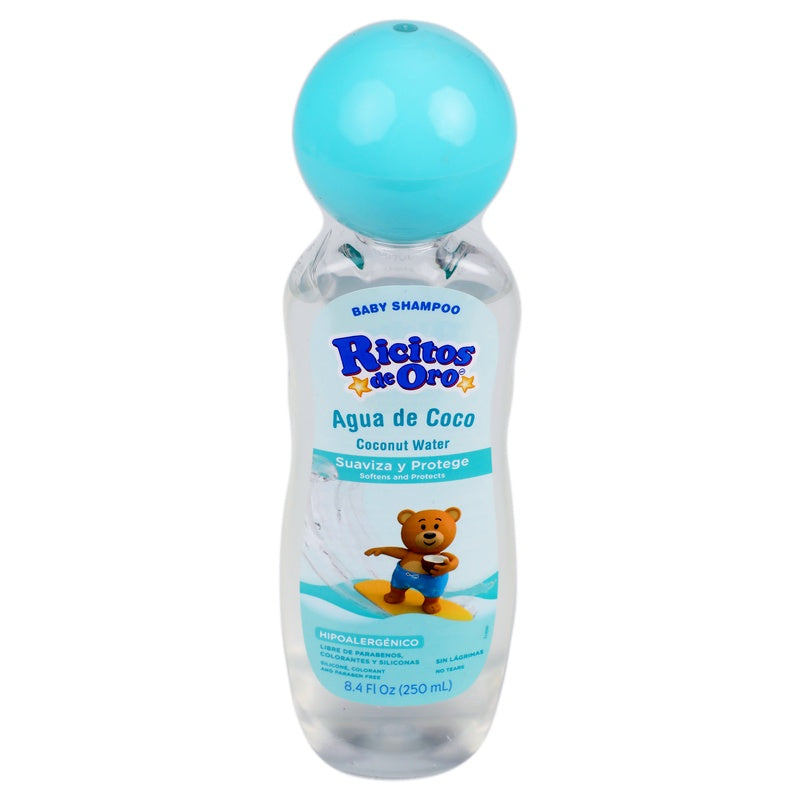 Shampoo Ricitos Oro Agua De Coco 250 Ml 37836033735 