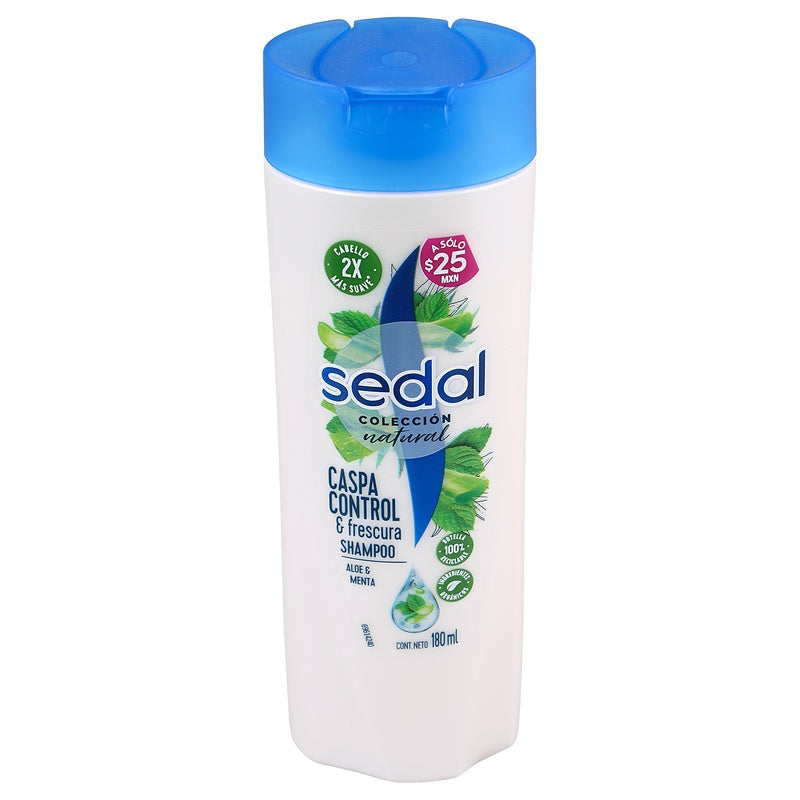 Shampoo Sedal Col-Nat Aloe-Mta 180 Ml 7506306249769  perfil 4