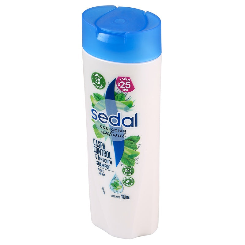 Shampoo Sedal Col-Nat Aloe-Mta 180 Ml 7506306249769  perfil 5