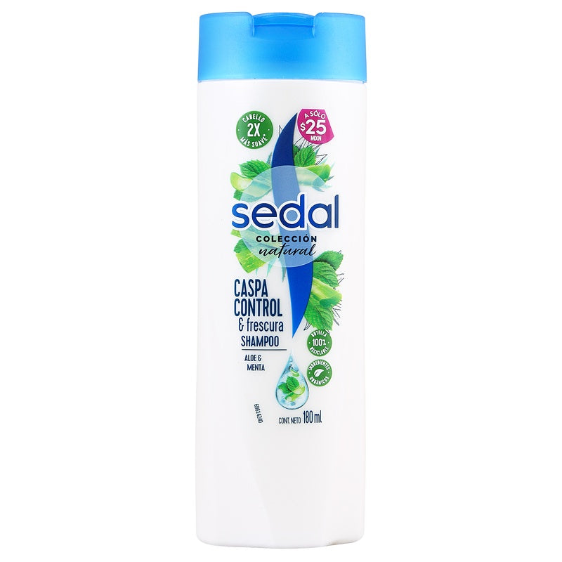 Shampoo Sedal Col-Nat Aloe-Mta 180 Ml 7506306249769  perfil 7
