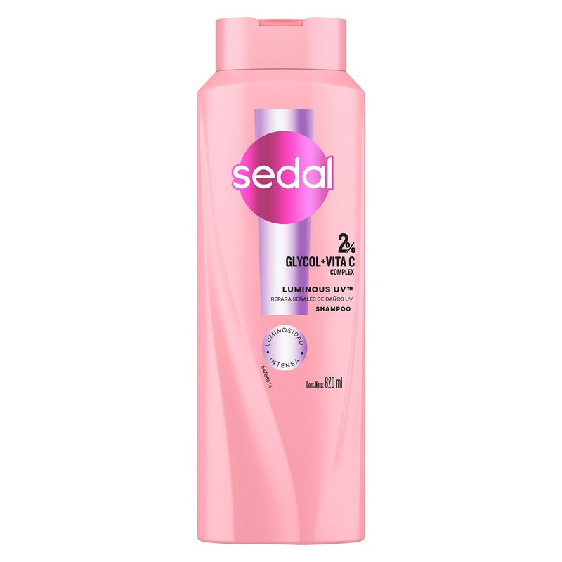Shampoo Sedal Glycol+Vitamina C Luminous Uv 620 Ml 7506306254664 