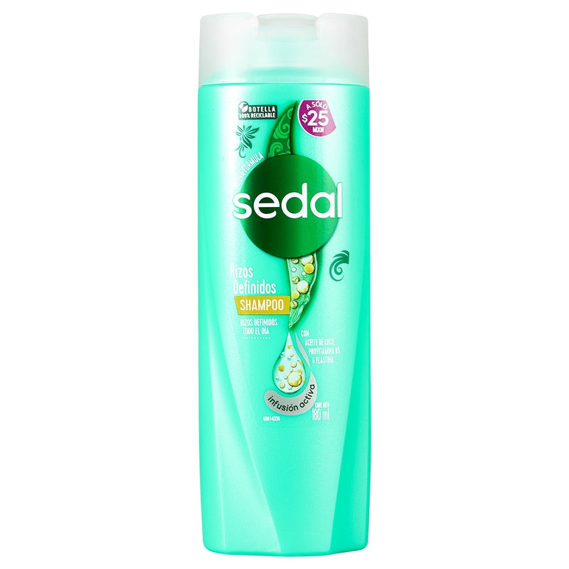 Shampoo Sedal Rizos Def Inf-Act 180 Ml 7506306249783  perfil 12