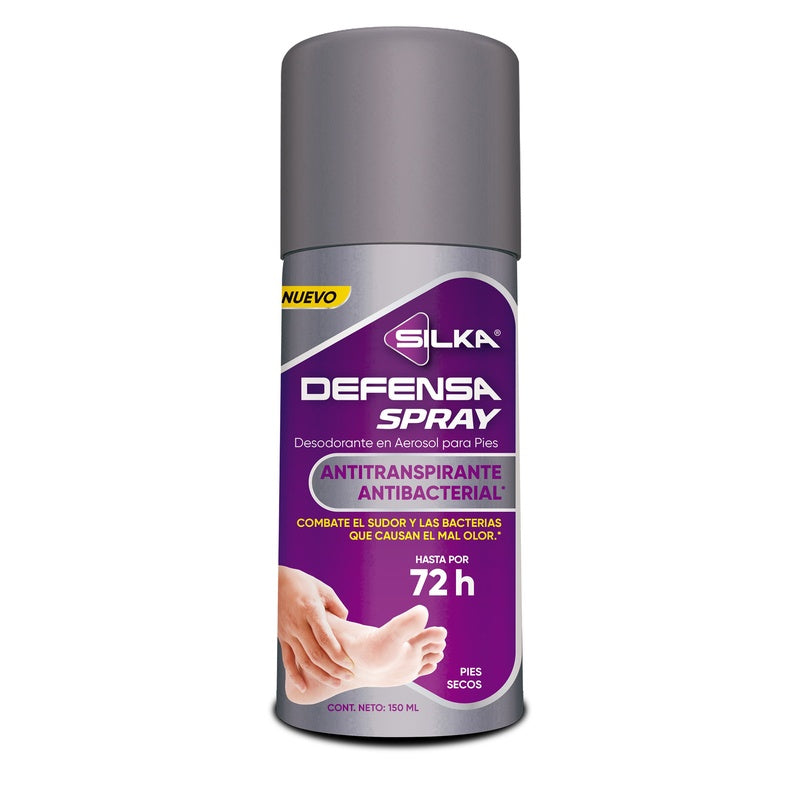 Silka Defensa Para Pies Spray 150 Ml 650240070648  perfil 3