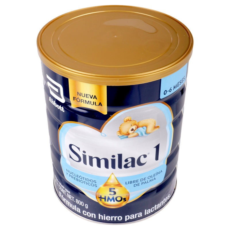 Similac 1 0 A 6 Meses Pvo 800 G 7501033963117  perfil 3