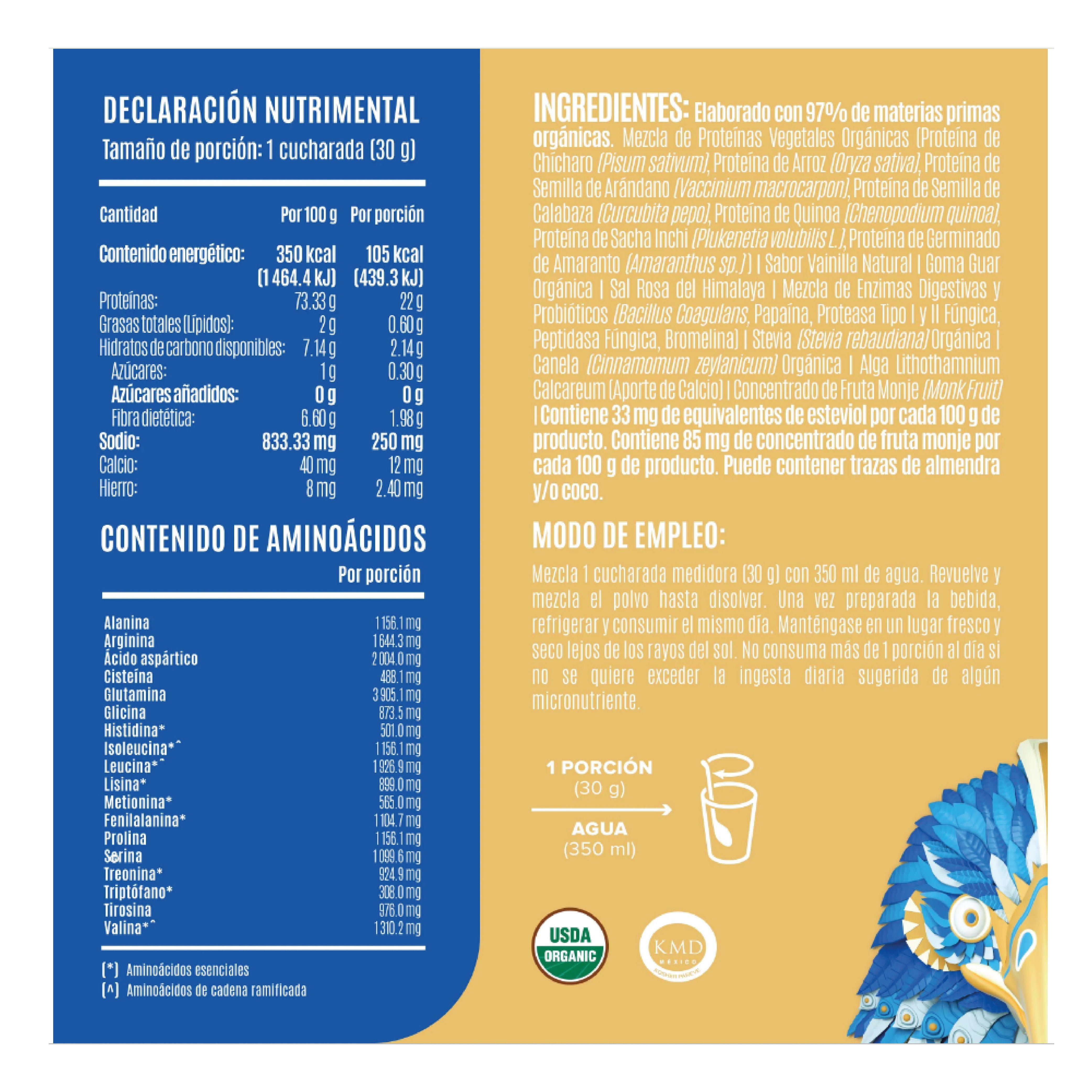 Falcon Proteina Vainilla 510 G Birdman
