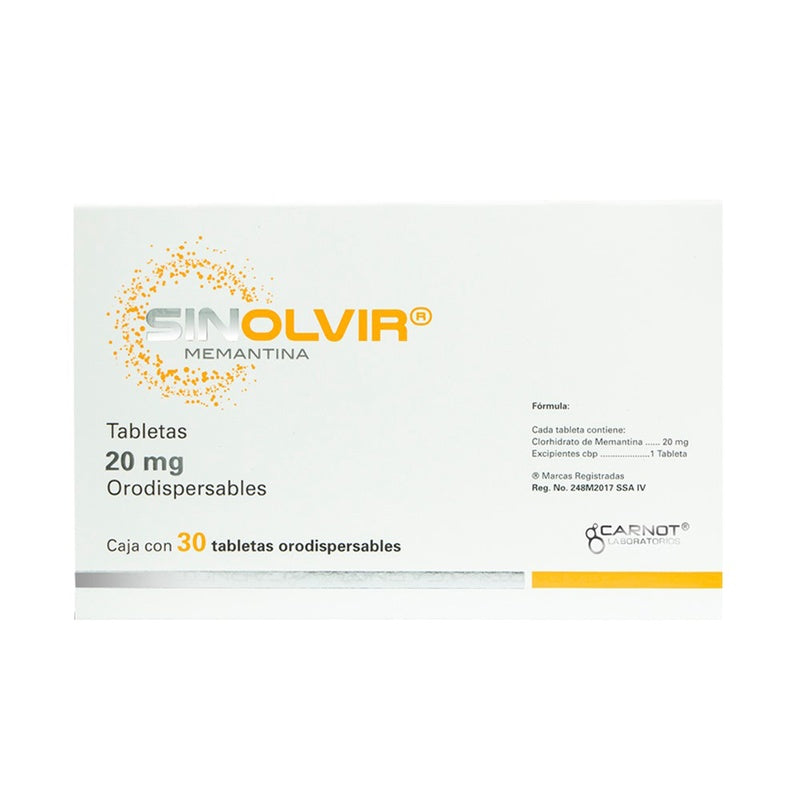 Sinolvir 20 Mg Con 30 Tabletas Orodispersables 7501124183868  perfil 4