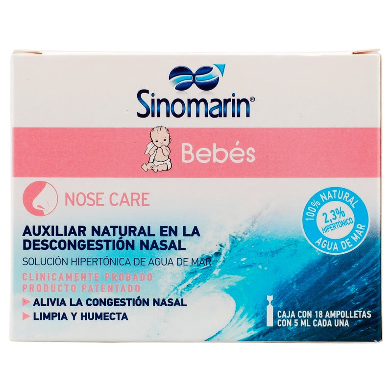 Sinomarin Bebes Nasal Ampolletas 18 X 5 Ml 7502209710160  perfil 6