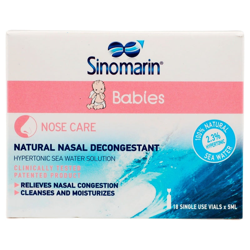 Sinomarin Bebes Nasal Ampolletas 18 X 5 Ml 7502209710160  perfil 7