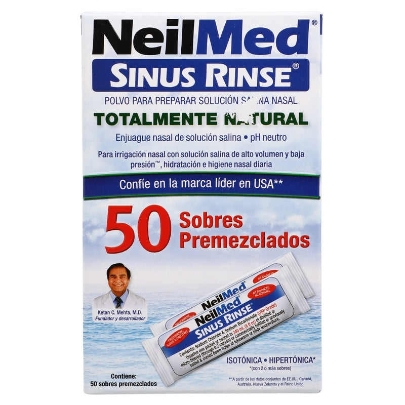 Sinus Rinse Refill Con 50 Sobres Premezclados 705928052000  perfil 2