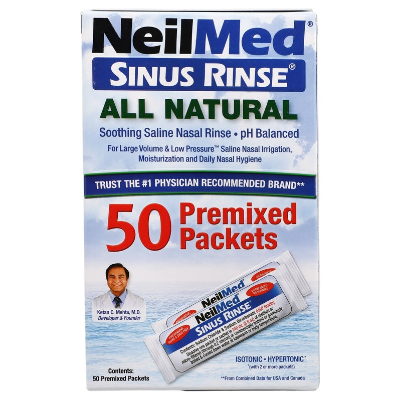 Sinus Rinse Refill Con 50 Sobres Premezclados 705928052000  perfil 3