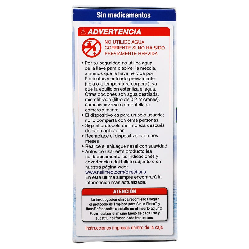 Sinus Rinse Refill Con 50 Sobres Premezclados 705928052000  perfil 4