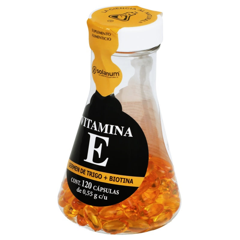 Solanum Vitamina E Biotina Con 120  Capsulas 7503006548741 