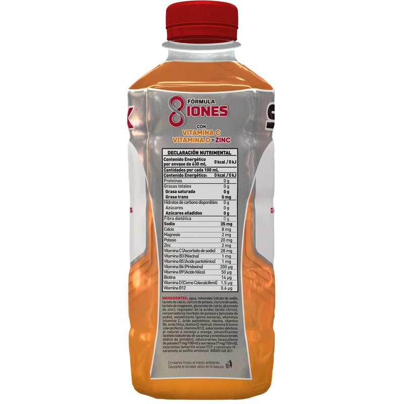 Suerox 8Iones Naranja-Mango 630 Ml 650240072147  perfil 5